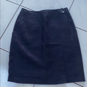 Liz Claiborne Linen wrap skirt